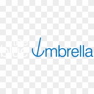 The Blue Umbrella - Graphic Design Clipart