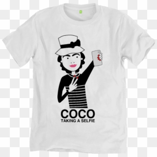 Coco Chanel Taking A Selfie T Shirt - Nine Inch Nails Captain Marvel T Shirt Clipart