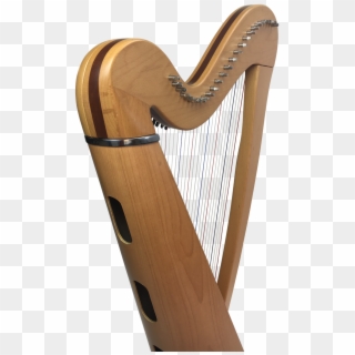34 String Harp - Wood Clipart