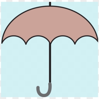 Umbrella Drawing Animation Pink Blue - Vector Green Umbrella Free Clipart - Png Download