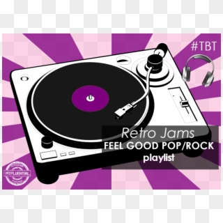 Thursday Playlist Pop Rock Fitfluential - Phonograph Record Clipart