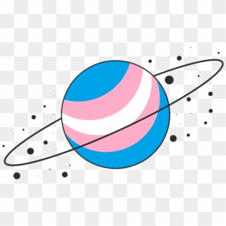 Tumblr Planets Png - Transparent Trans Pride Clipart