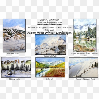 Aspen Area Winter Landscapes - Snow Clipart