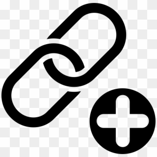 Link Building Symbol Of Two Chain Links Union With - Icone Union Clipart