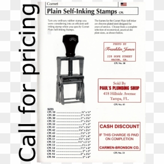 Call For Pricing - Chair Clipart