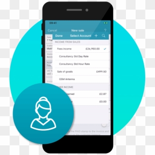 Customer Invoicing - Smartphone Clipart