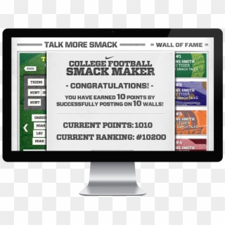 Nike Smack Maker - Computer Monitor Clipart