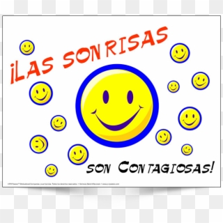 This Is The Spanish Version Of Poster Design - Sonrisas Clipart