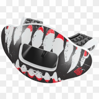 Bloody Fangs Max Airflow Football Mouthguard - Sneakers Clipart