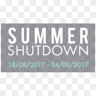 Summer Shutdown , Png Download - Graphics Clipart