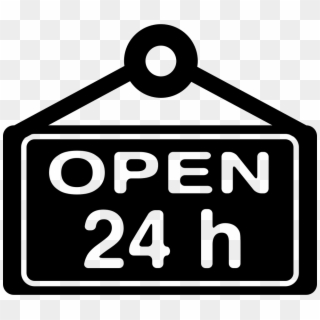 Open 24 Hours Png - Open 24 Hours Logo Clipart