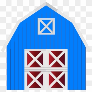 Red Barn Vector Clipart