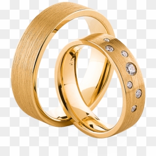 Wedding Rings In 18k Yellow Gold - Wedding Ring Clipart