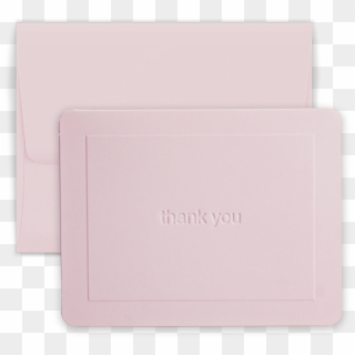 Pink Thank You Note - Ivory Clipart