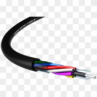 Fiber Optic Cable Png , Png Download - Cable Fiber Optic Png Clipart