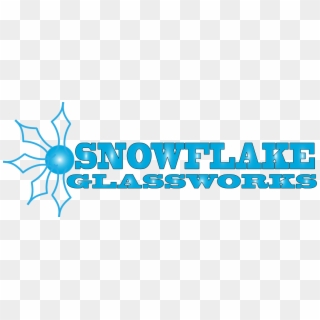 Business Logo Design For Snoflake Glassworks In United - Electric Blue Clipart