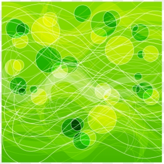 Abstract Green Circles Clipart