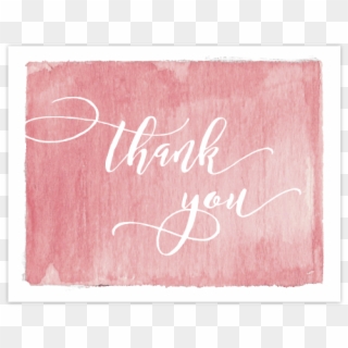 Thank You - Calligraphy Clipart