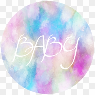 Color Colorsplash Baby Paradise Cute Cool Circle Pink - Circle Clipart