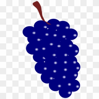 Blue Grape Clipart - Png Download
