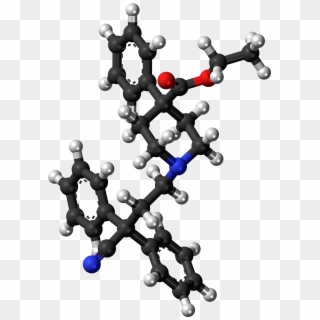Diphenoxylate Molecule Ball Clipart