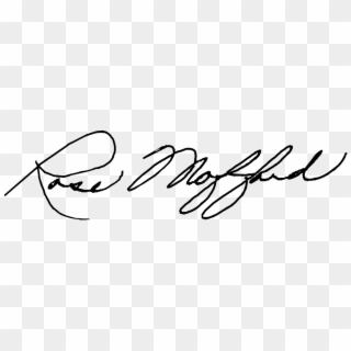 Rose Mofford Signature - Free Signature Png Clipart