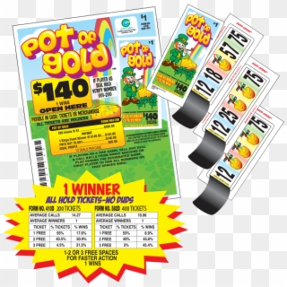 Pot Of Gold Event Game - Flyer Clipart