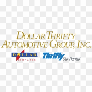 Dollar Thrifty Automotive Group Logo Png Transparent - Dollar Rent A Car Clipart