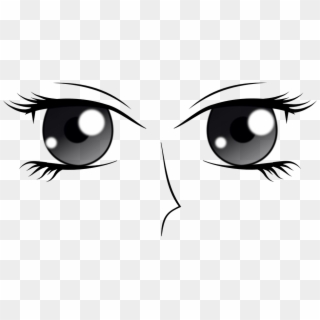 Eyes Manga Anime Female Cartoon Png Image Anime Eyes Left And Right Clipart Pikpng