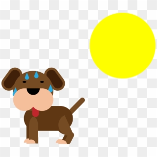 How To Keep Your Dog Cool In The Summer - Dog Catches Something Clipart
