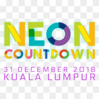 Neon Countdown - Neon Countdown 2019 Malaysia Clipart