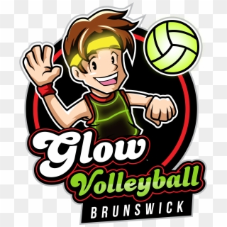 Glow In The Dark Beach Volleyball - Glow In The Dark Volleyball Clipart - Png Download