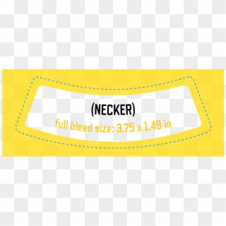 Template Design Of A Square Label Set With Necker With - Circle Clipart