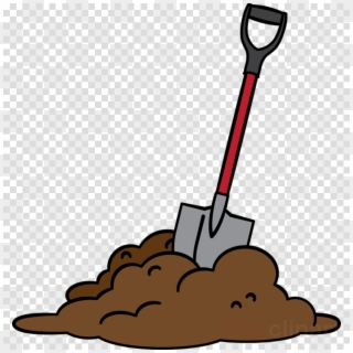 Excelent Shovel, Transparent Png Image &amp - Cartoon Shovel In Dirt Clipart