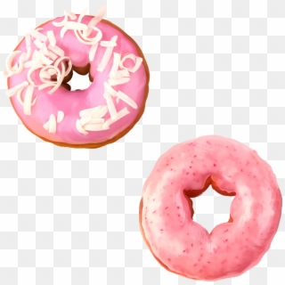 #donut #donuts #pink #sweet #dessert - Doughnut Clipart