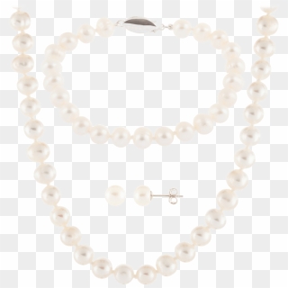 8.5 Mm Pearl Necklace 18 Clipart