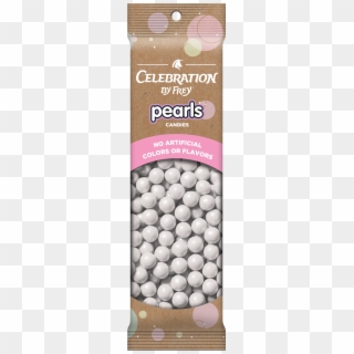 No Artifical Colors Shimmer™ White Pearls™ Pouch - Bead Clipart