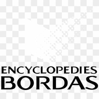 Bordas Encyclopedies Logo Black And White - Poster Clipart