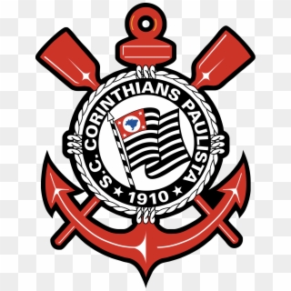 Escudo Do Corinthians Com Bordas Pretras - Escudo De Corinthians Clipart
