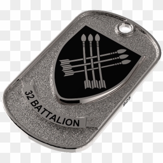 32 Battalion Dog Tag Military Jewelry, Dog Tags, Personal - Emblem Clipart