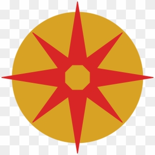 Clipart A Compass Icon - Kihnu Island Flag - Png Download