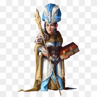 High Priestess Of Bahamut - Gnome Concept Art Clipart