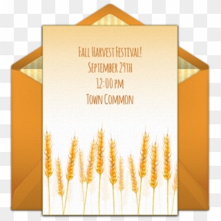 Corn Field Online Invitation - Party Clipart