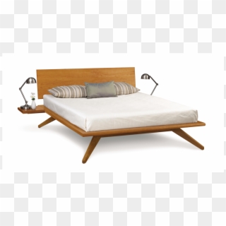 Astrid Bed With 1 Headboard Panel - Platform Bed Clipart
