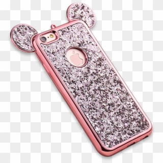 242-luxury Bling Sequins Silicone Case For Iphone - Iphone 6 S Plus Cute Glitter Cases Clipart