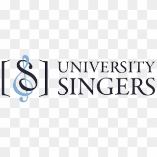 University Singers Logo With Treble Clef Clipart