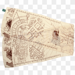 Harry Potter Marauders Map Lightweight Scarf - Marauder's Map Lightweight Scarf Clipart