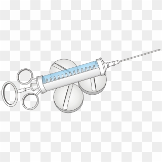 Injection Syringe Pills Medicine Drug Medicament - Pastillas Y Inyecciones Png Clipart