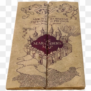#maraudersmap #map #marauders #moony #wormtail #padfoot - Harry Potter Map Clipart