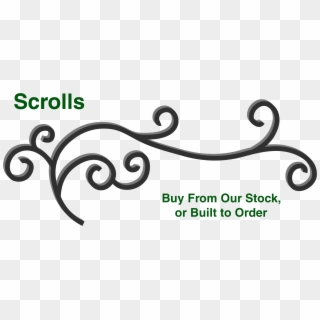 Wrought Iron Scrolls, Forged Steel Scrolls, Forged - Century Plyboards India Ltd. Clipart